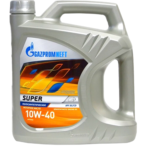 Моторное масло Gazpromneft Super SAE 10W-40, 4л